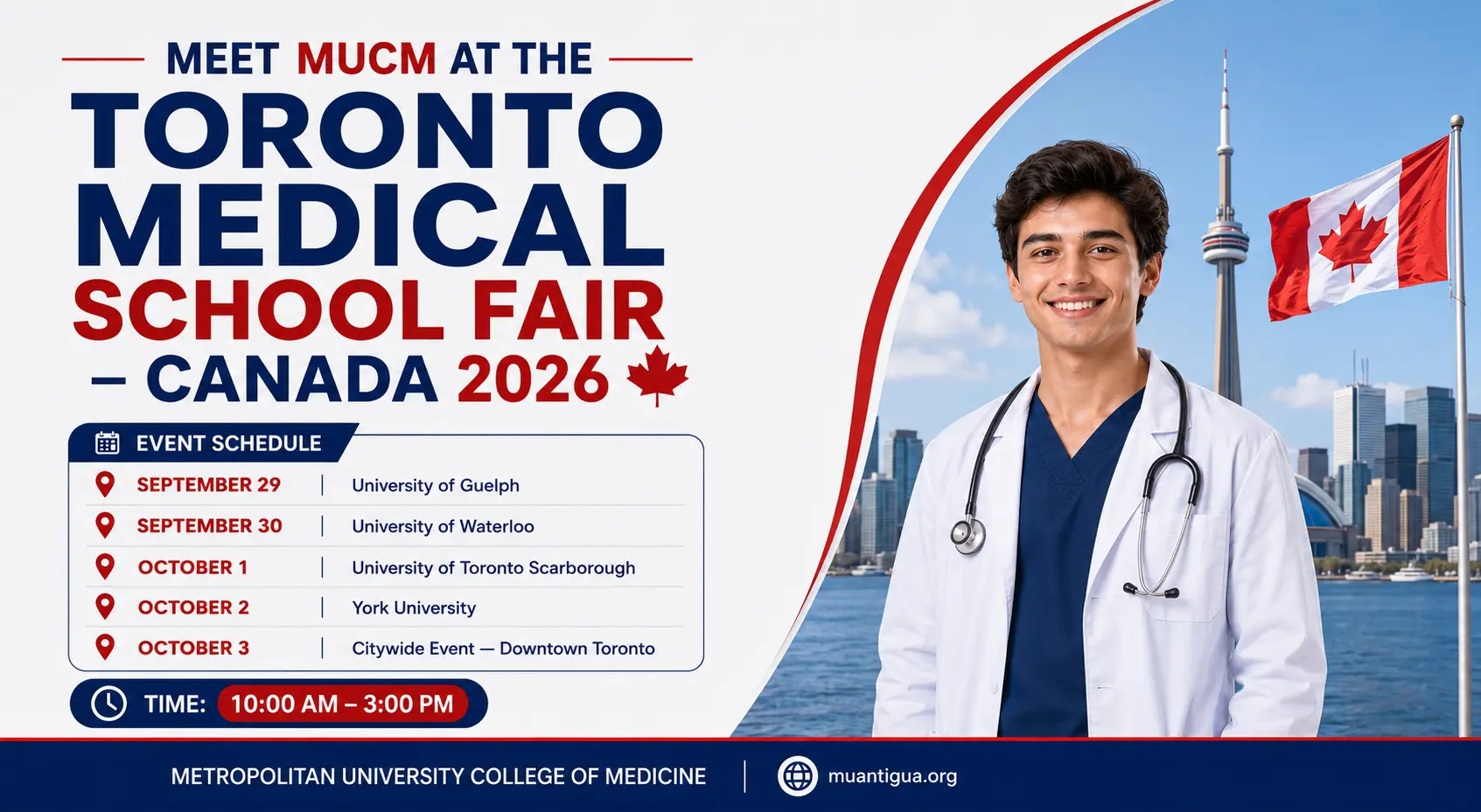 Toronto Medical School Fair 2026 Banner Image