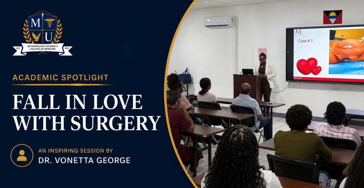MUCM Antigua Hosts Inspiring Surgery Seminar With Dr. Vonetta George