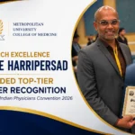 MUCM Antiguas Steve Harripersad Awarded Top Tier Poster Recognition At Gujarati Indian Physicians Convention 2026
